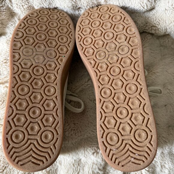 NWOT Womens Casual Thick Sole Sneakers White Tan Leopard Size 9 - Picture 5 of 6